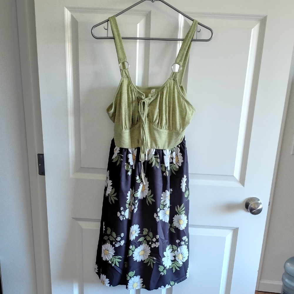 Stylish Olive Green Dress